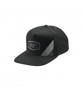 100%, CORNERSTONE Trucker Hat Black/Grey, VUXEN, SVART GRÅ