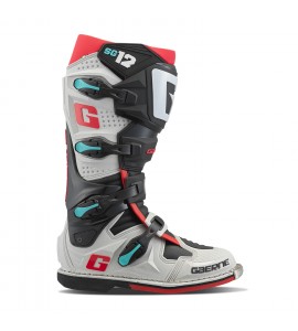 Gaerne, SG12 GRAVEL, VUXEN, 45, CYAN SVART VIT RÖD GRÅ