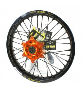 Haan Wheels, Komplett Hjul, 2,15, 18", BAK, SVART ORANGE