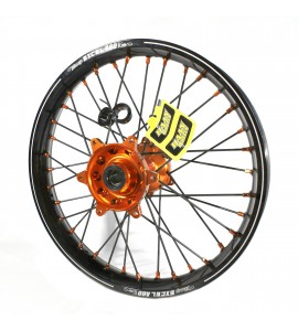 Haan Wheels, Komplett Hjul A60, 2,15, 19", BAK, SVART ORANGE