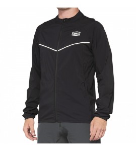 100%, 100%, CORRIDOR Stretch Windbreaker Black, VUXEN, S