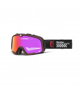 100%, BARSTOW Glasögon Erban - Mirror Dark Red Lens, VUXEN