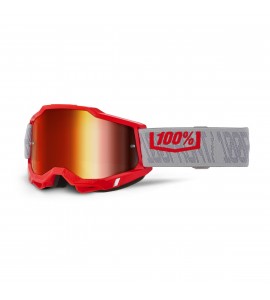 100%, ACCURI 2 Glasögon Gatorback - Red Mirror  Lens, VUXEN