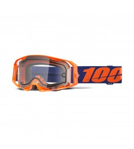 100%, ARmatic™ ENDURO MOTO Dual Pane Glasögon Neon Orange - Clear Lens