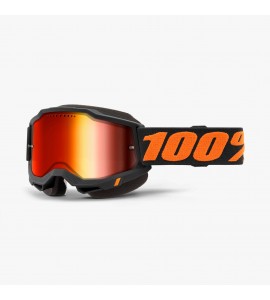 100%, ACCURI 2 Snowmobile Glasögon Chicago - Mirror Red Lens, VUXEN