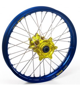 Haan Wheels, Komplett Hjul, 1,60, 21", FRAM, BLÅ GUL