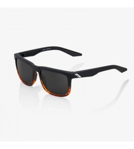 100%, BLAKE - Soft Tact Fade Black / Havana - Black Mirror Lens, VUXEN