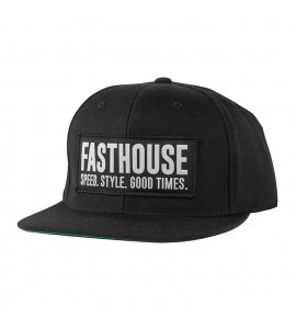 Fasthouse, Blockhouse Hat, Black - OS, VUXEN