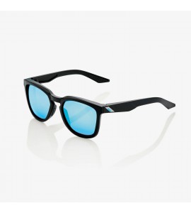 100%, HUDSON - Matte Black - HiPER Blue Multilayer Mirror Lens, VUXEN