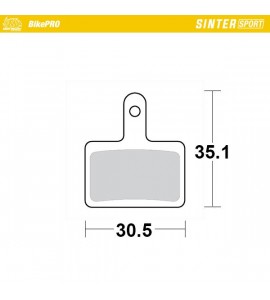 Moto-Master, Bromsbelägg Cykel Sinter Sport