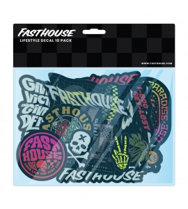 Fasthouse, Summer 24 Decal 10-Pack