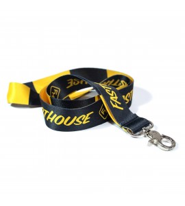 Fasthouse, Lanyard - Black/Yellow, SVART GUL