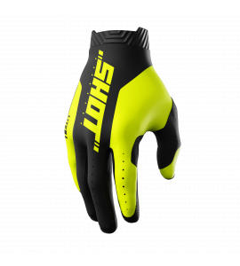 Shot, HANDSKAR LITE SKIN, VUXEN, XL, NEON GUL