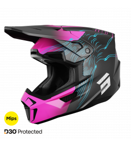 Shot, HJÄLM LITE VOLT PINK MATT, VUXEN, S