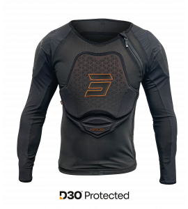 Shot, SKYDDSJACKA RACE EVO D3O, VUXEN, M, SVART