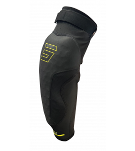 Shot, ARMBÅGSSKYDD AIRLIGHT_KID 2.0 BLACK NEON YELLOW, BARN, S M