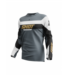 Shot, TRÖJA DEVO LEAGUE, VUXEN, XL, SVART GRÅ GULD