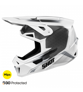 Shot, HJÄLM LITE CHALLENGER BLACK WHITE PEARLY, VUXEN, L