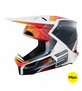 Shot, HJÄLM RACE PHASER BLUE RED PEARLY, VUXEN, S