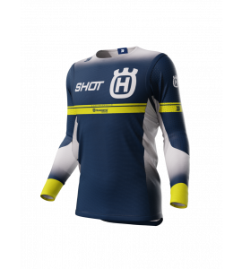 Shot, TRÖJA AEROLITE HUSQVARNA LIMITED EDITION 2025, VUXEN, M, VIT BLÅ GUL