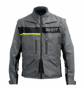 Shot, JACKA CONTACT ASSAULT 2.0 GREY NEON YELLOW, VUXEN, S