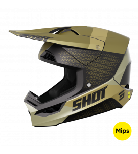 Shot, HJÄLM RACE RIDGE SAND MATT, VUXEN, S