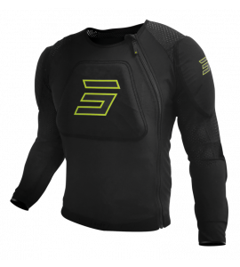 Shot, SKYDDSVÄST PRIME BLACK NEON YELLOW, VUXEN, XL