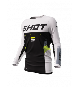 Shot, TRÖJA CONTACT TRACER, VUXEN, S, SVART VIT