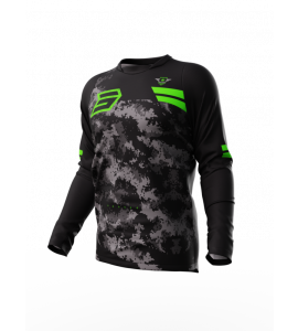 Shot, TRÖJA DEVO ARMY, VUXEN, XL, CAMO SVART GRÖN