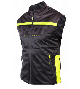 Shot, JACKA BODYWARMER LITE 2.0, VUXEN, S, NEON SVART GUL