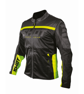 Shot, JACKA SOFTSHELL LITE 2.0, M, NEON SVART GUL