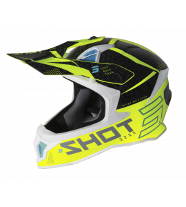 Shot, HJÄLM LITE CORE GLOSSY, VUXEN, M, NEON GUL