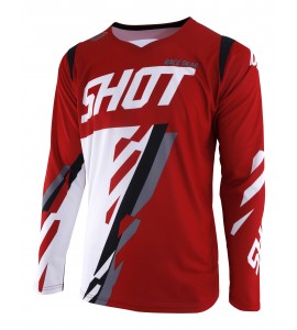 Shot, JERSEY SCORE, VUXEN, XL, RÖD VIT