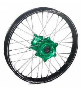 Haan Wheels, Komplett Hjul A60, 1,85, 19", BAK, SVART GRÖN