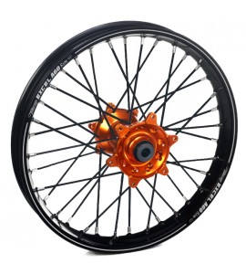 Haan Wheels, Komplett Hjul A60, 2,15, 18", BAK, SVART ORANGE