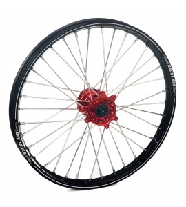 Haan Wheels, Komplett Hjul A60, 1,60, 1,60, 21", FRAM, SVART RÖD