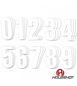 Holeshot, Siffersats 11cm, 100st, VIT