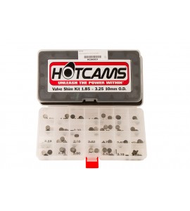 Hot Cams, Shims kit, 1,85mm-3,25mm, totalt 84 shims., 10mm