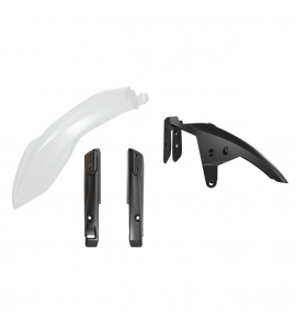 Rtech, Hög Framskärm Kit + Gaffelbensskydd, VIT