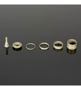 Renthal, Headset Spacer and Top-Cap. AluGold.