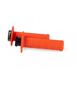 Rtech, R20 LOCK-ON GRIPS HALF WAFFLE, NEON ORANGE