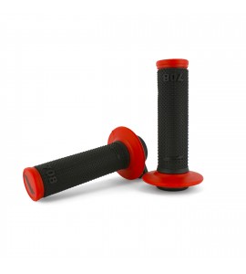 Progrip, 708 Dual Density Full Diamond LOCK ON GRIPS, SVART RÖD