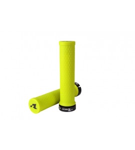 Rtech, Bike Lock-On Grips, NEON GUL