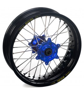 Haan Wheels, Komplett Hjul SM, 5,00, 17", BAK, BLÅ SVART