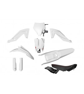 Rtech, Plastkit, Revolution ink sadel, SVART VIT