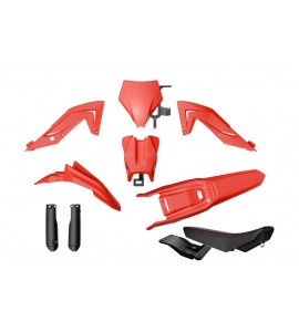 Rtech, Plastkit, Revolution ink sadel, SVART RÖD