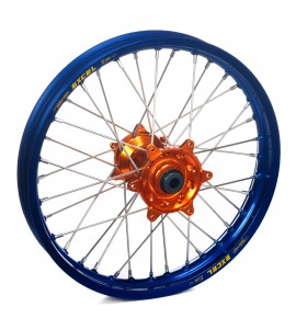 Haan Wheels, Komplett Hjul, 2,15, 19", BAK, BLÅ ORANGE