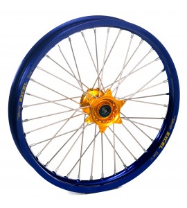 Haan Wheels, Komplett Hjul, 1,40, 19", FRAM, BLÅ GULD