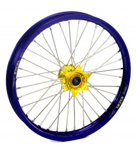 Haan Wheels, Komplett Hjul, 1,60, 21", FRAM, BLÅ GUL