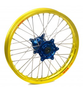 Haan Wheels, Komplett Hjul, 2,15, 19", BAK, GUL BLÅ